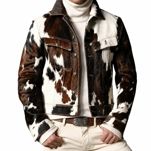 Men new cowhide - new, hair-on
