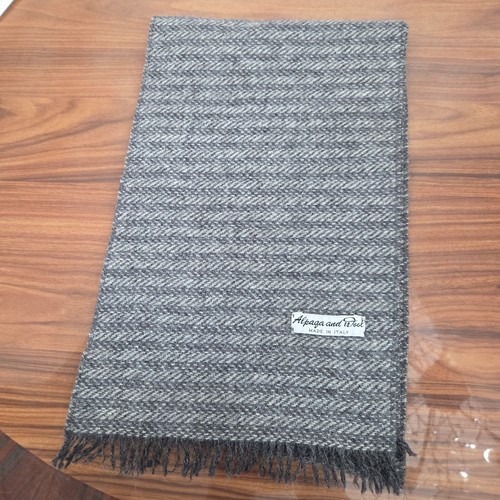 Alpaga and wool men - alpaga, fringe
